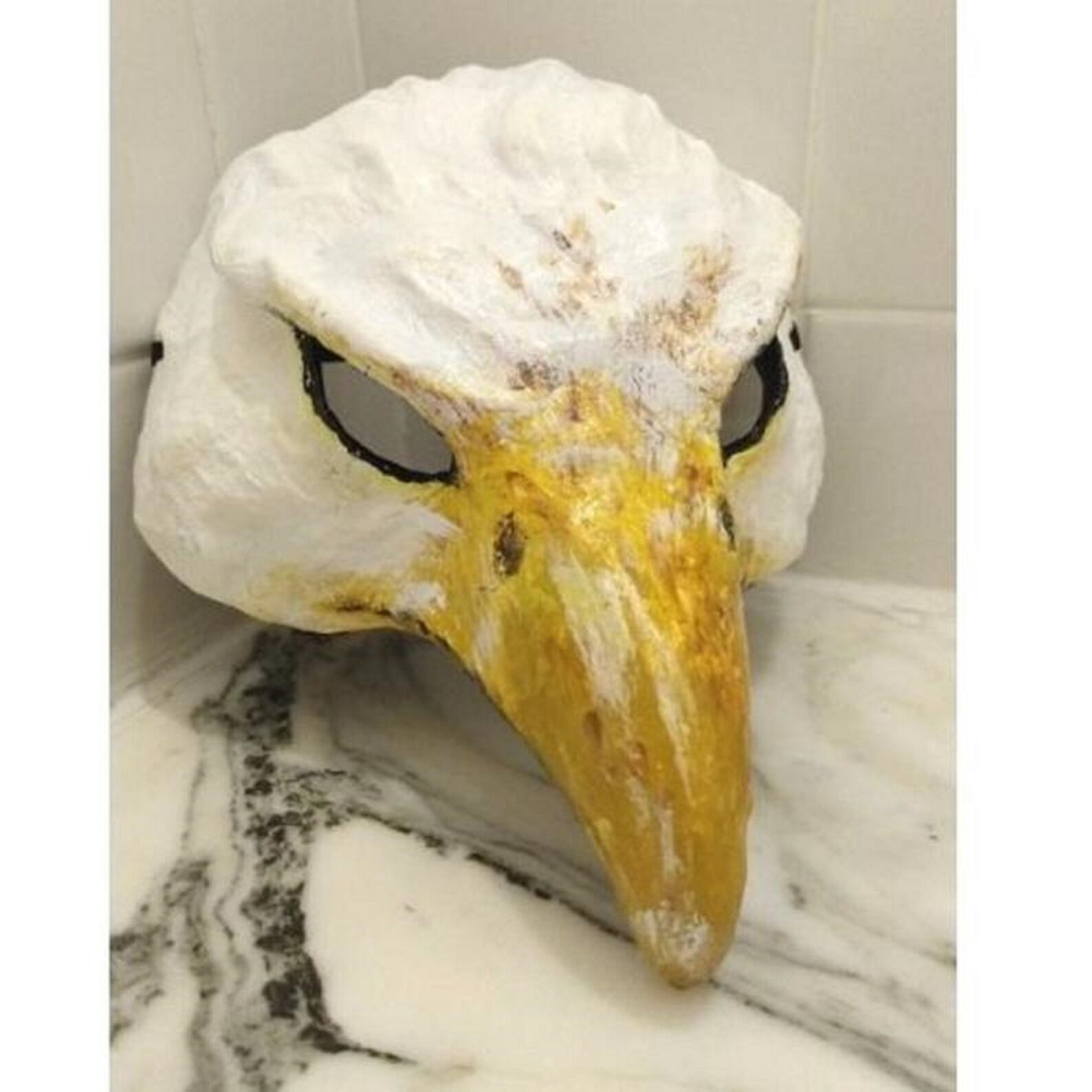 Paper Mache American Bald Eagle Bird Mask ORIGINAL Bird Mask Etsy UK