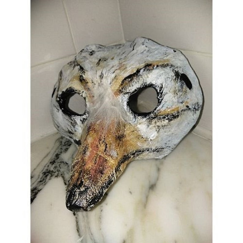 Original Paper Mache Bird Mask Duck Mask Bird Mask Bird Etsy