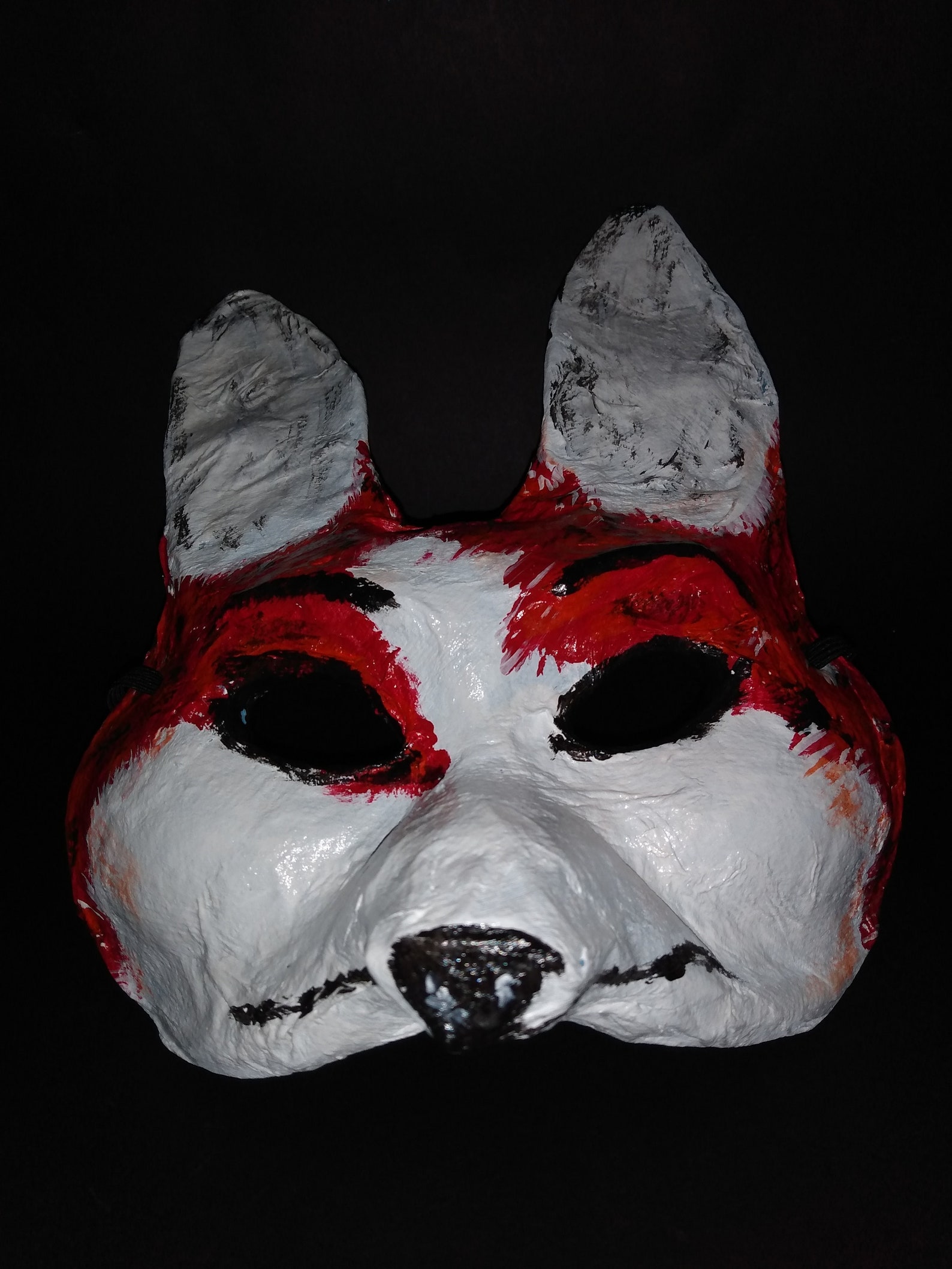 Original Paper Mache Fox Mask Fox Mask Fox Costume Etsy Hong Kong