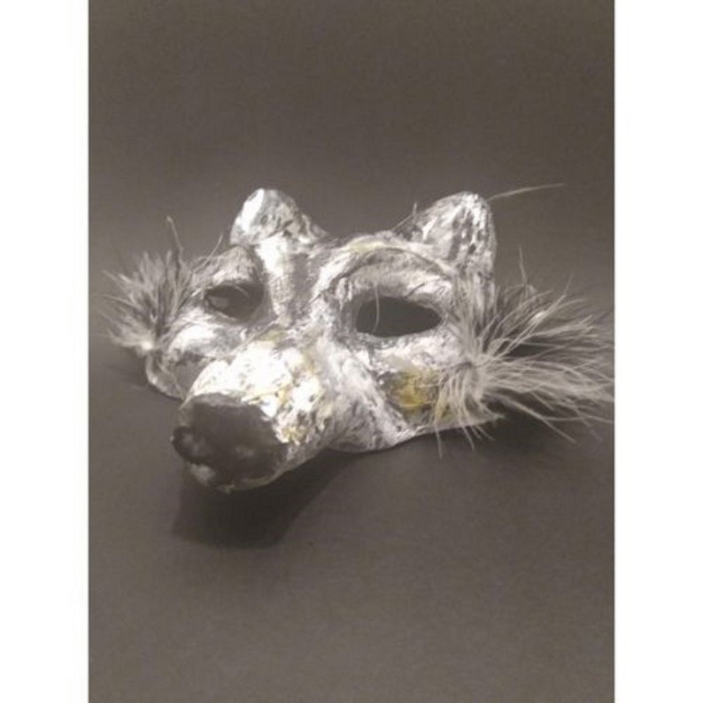 Paper Mache Wolf Mask ORIGINAL Animal Mask Papier-mache Wolf - Etsy