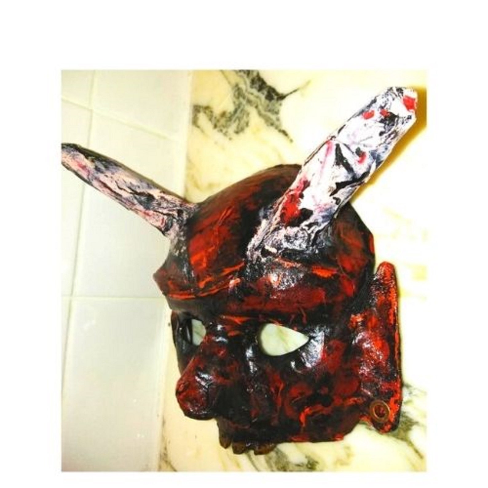 Scary Demon Mask. Paper Mache Devil Mask.demon Costume Devil - Etsy