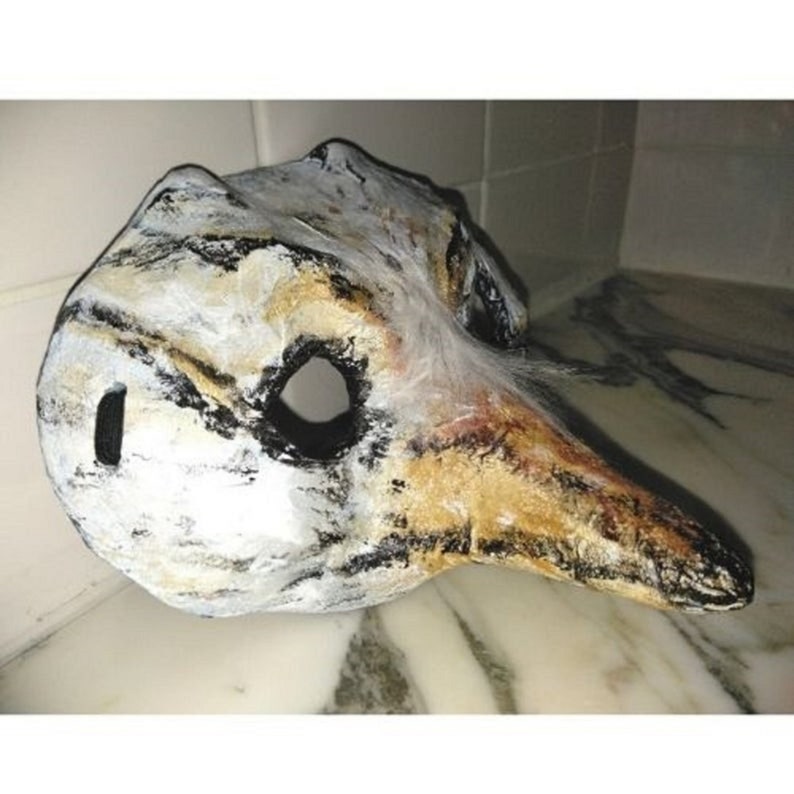 Original Paper Mache Bird Mask Duck Mask Bird Mask Bird Etsy