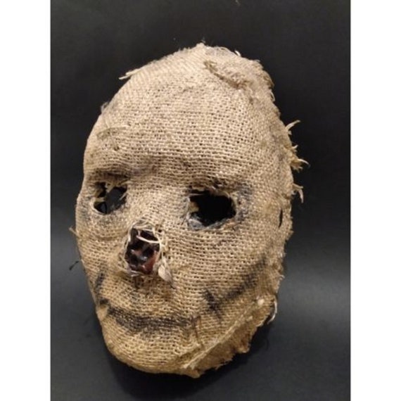 twinkle pludselig type Original Burlap Horror Maskpaper Mache Maskscary Masksatan - Etsy Israel