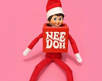 Costumes de poupée elfe imprimés en 3D : bloc de fromage, boîte aux lettres du pôle Nord, ravioli (Amusement des fêtes)