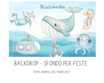 Sfondo Fotografico 7x5ft Sirenetta E Castello Sottomarino – Perfetto Per Sessioni Foto Di Neonati E Bambini