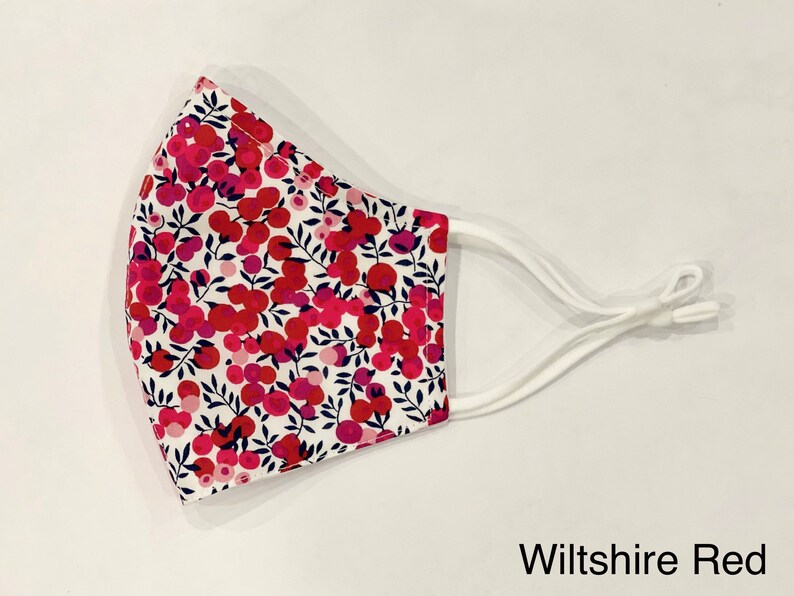 Liberty of London Tana Lawn Cotton Face Mask w/ Adjustable Etsy