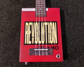 The "Revolution Is In Your Hands" Cigar Box Ukulele