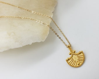 Etruscan Revival Petite Pendant Necklace