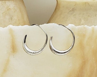 Creole Hoop Earring - Sterling Silver