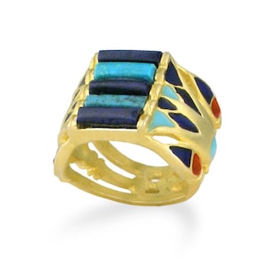 Egyptian Lotus Ring - Sizes, 6,7,8,9