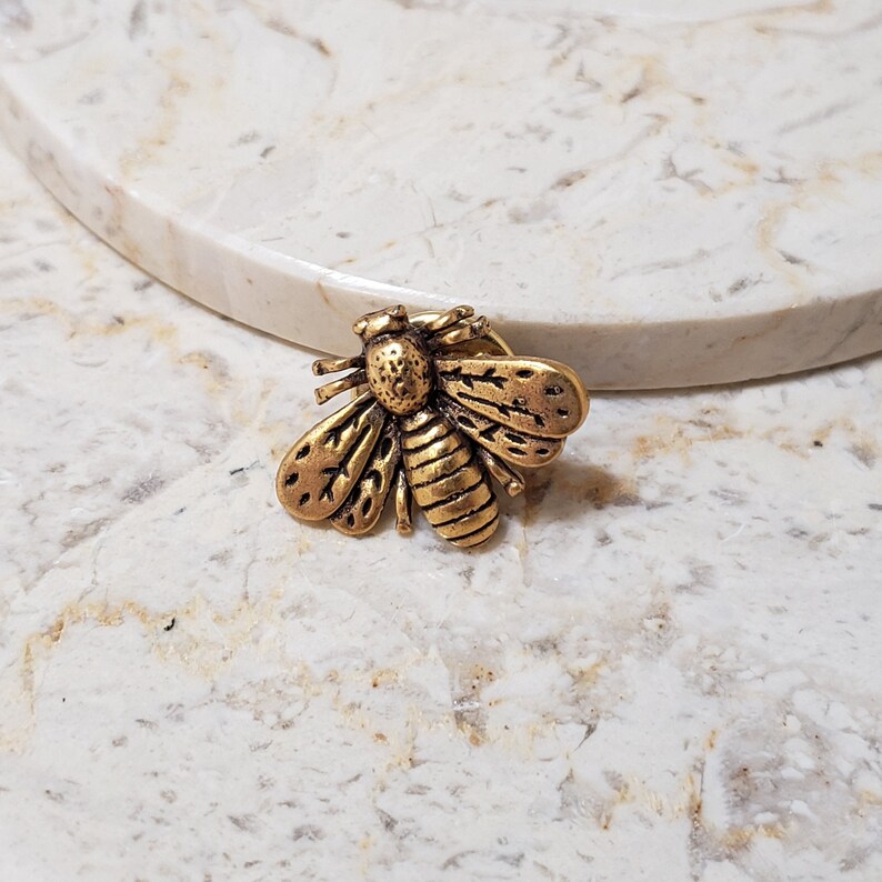 Bee Lapel Pin Etsy