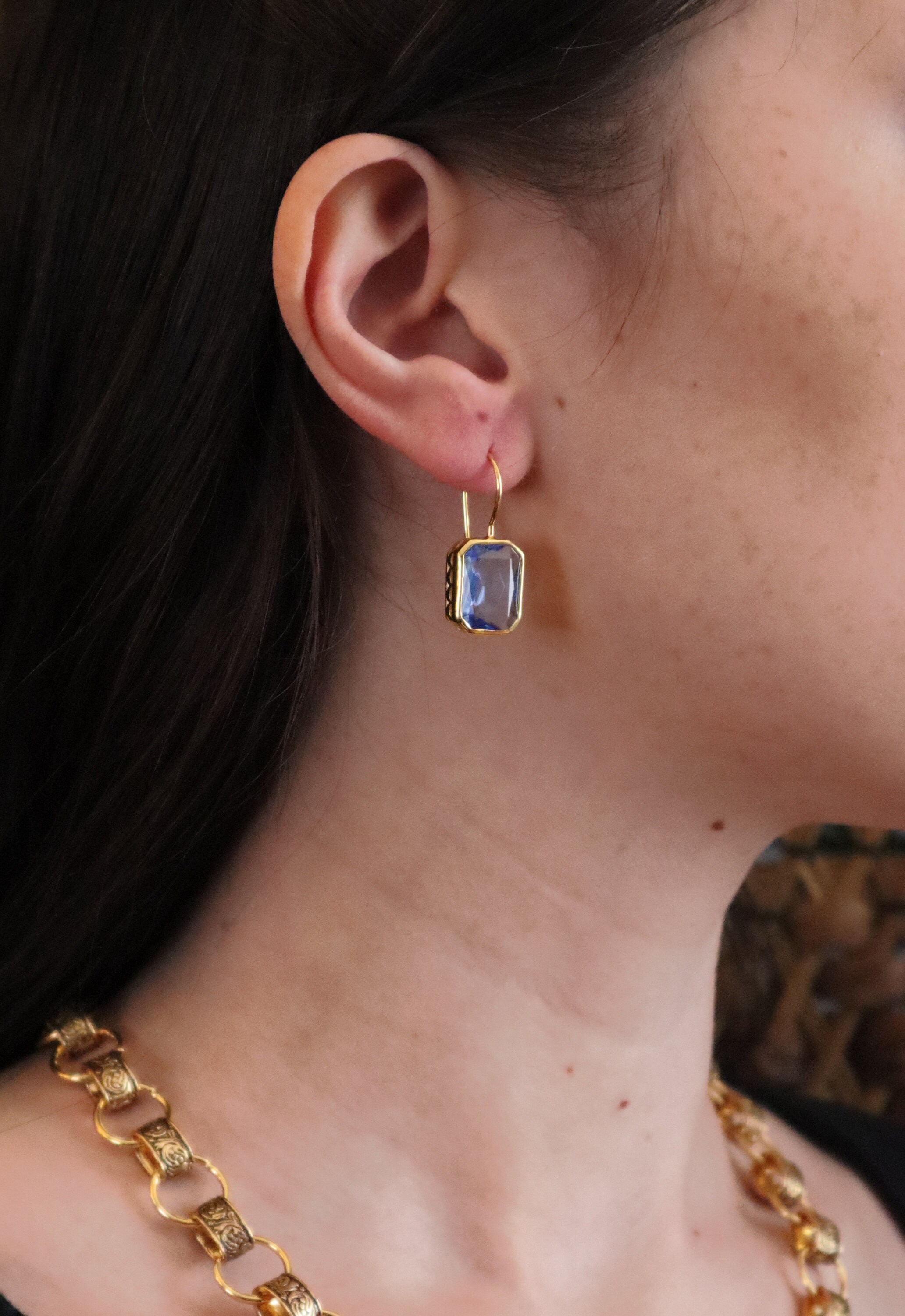 Dolley Madison Earrings Gold Finish or Vermeil Etsy