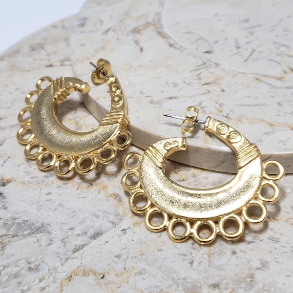 Pre-Columbian Gold Hoop Earrings