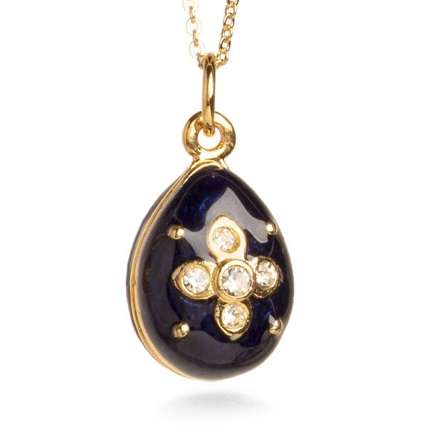 Imperial Blue Egg with Star Pendant