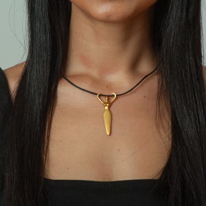 Pre-Dynastic Figurine Pendant Necklace - Archetypal Female Figurine