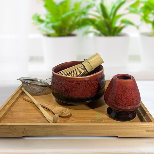 Matcha Starter Kit | 6 Piece Japanese Tea Set | Chasen Whisk