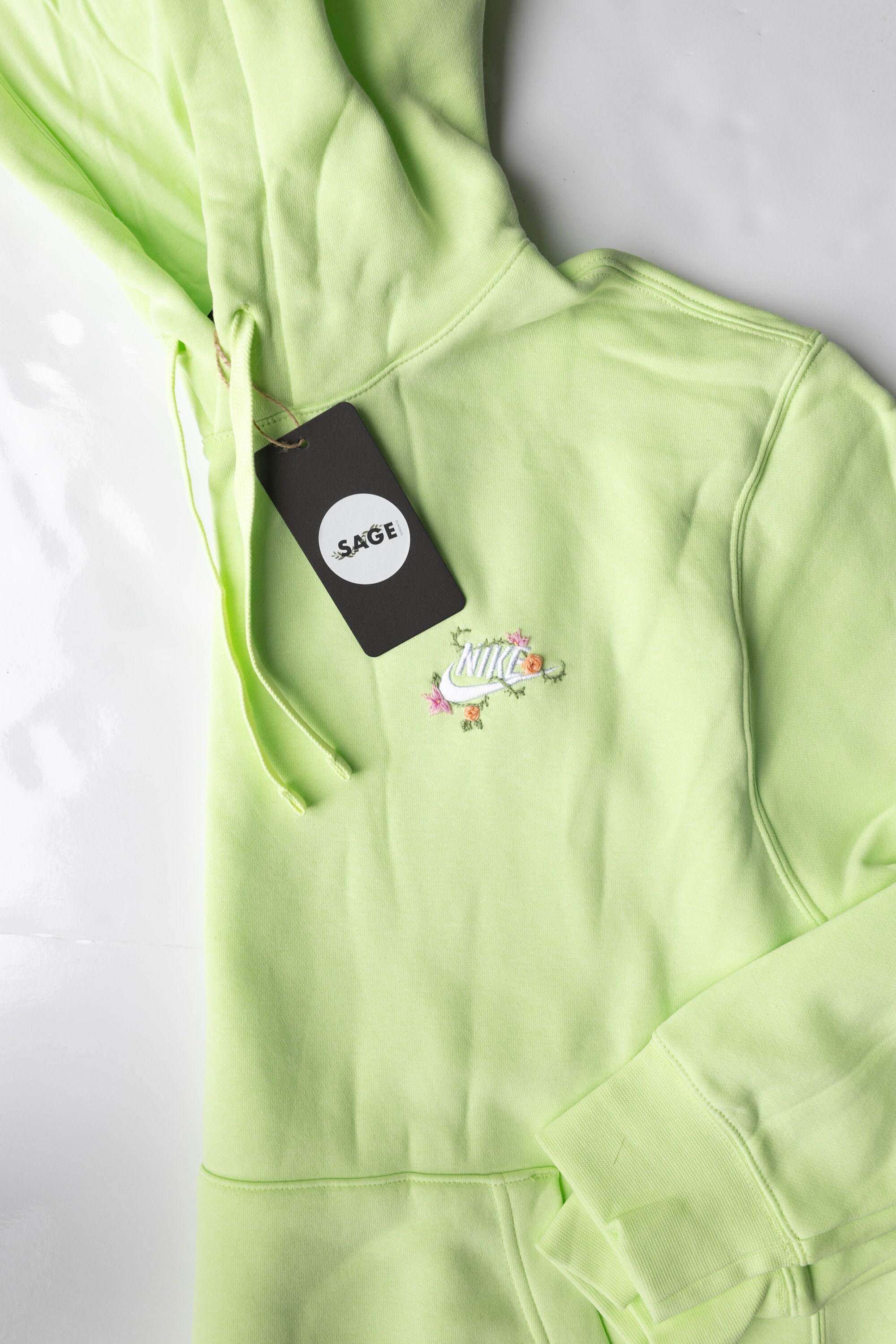 L Pastel Green Nike Hoodie Sage Toronto Etsy