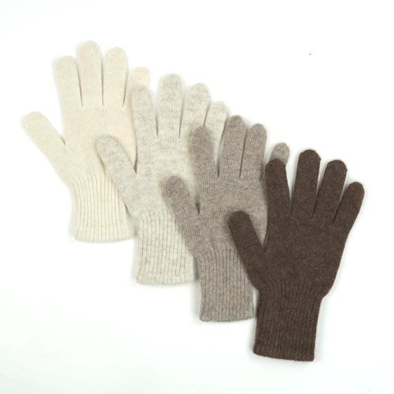 100% Organic Mongolian Sheep Wool Gloves - Luxury Sustainable Fiber - Ideal Christmas Gift