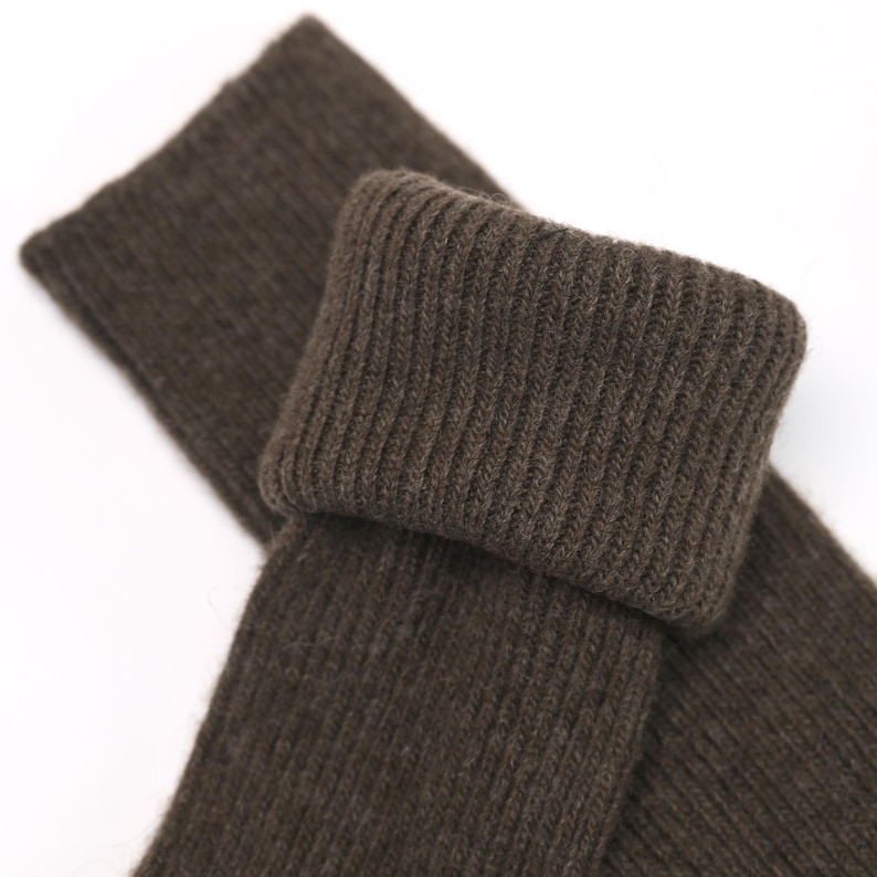 Knee-High Luxury Wool Socks - Organic Mongolian Sheep Wool | Ideal Christmas Gift | Made in Mongolia image 11