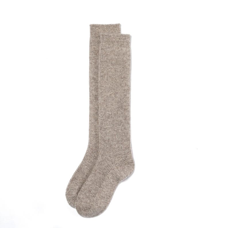 Knee-High Luxury Wool Socks - Organic Mongolian Sheep Wool | Ideal Christmas Gift | Made in Mongolia image 7