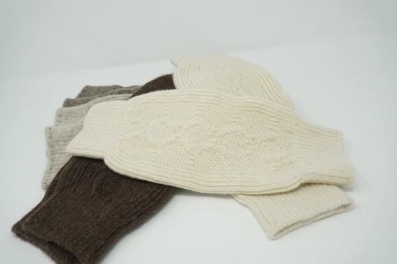 Organic Pure Sheep Wool Knee-warmer - Premium, Dye-free