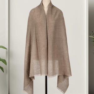 100% Cashmere Shawl Wrap – Ultra Soft Luxury Winter Scarf | Large Size Travel Essential 24"x80"