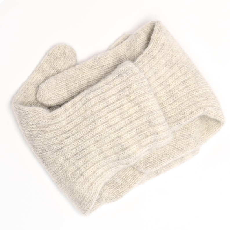 100% Organic Mongolian Sheep Wool Gloves - Luxury Sustainable Fiber - Ideal Christmas Gift image 8