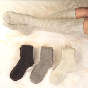 Knee-High Luxury Wool Socks - Organic Mongolian Sheep Wool | Ideal Christmas Gift | Made in Mongolia image 17