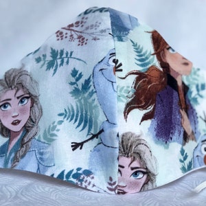Frozen-Nature is magic mask/Breathable/100%cotton/Washable/FastShip/Made in US/Adjustable Earloop/doubleLayer/NoseWire/FilterPocket