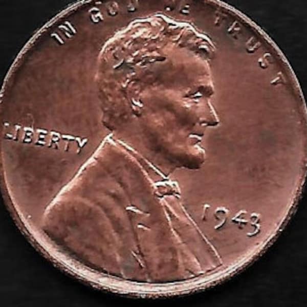 1943 - P ...."COPPER" coated Lincoln Cent