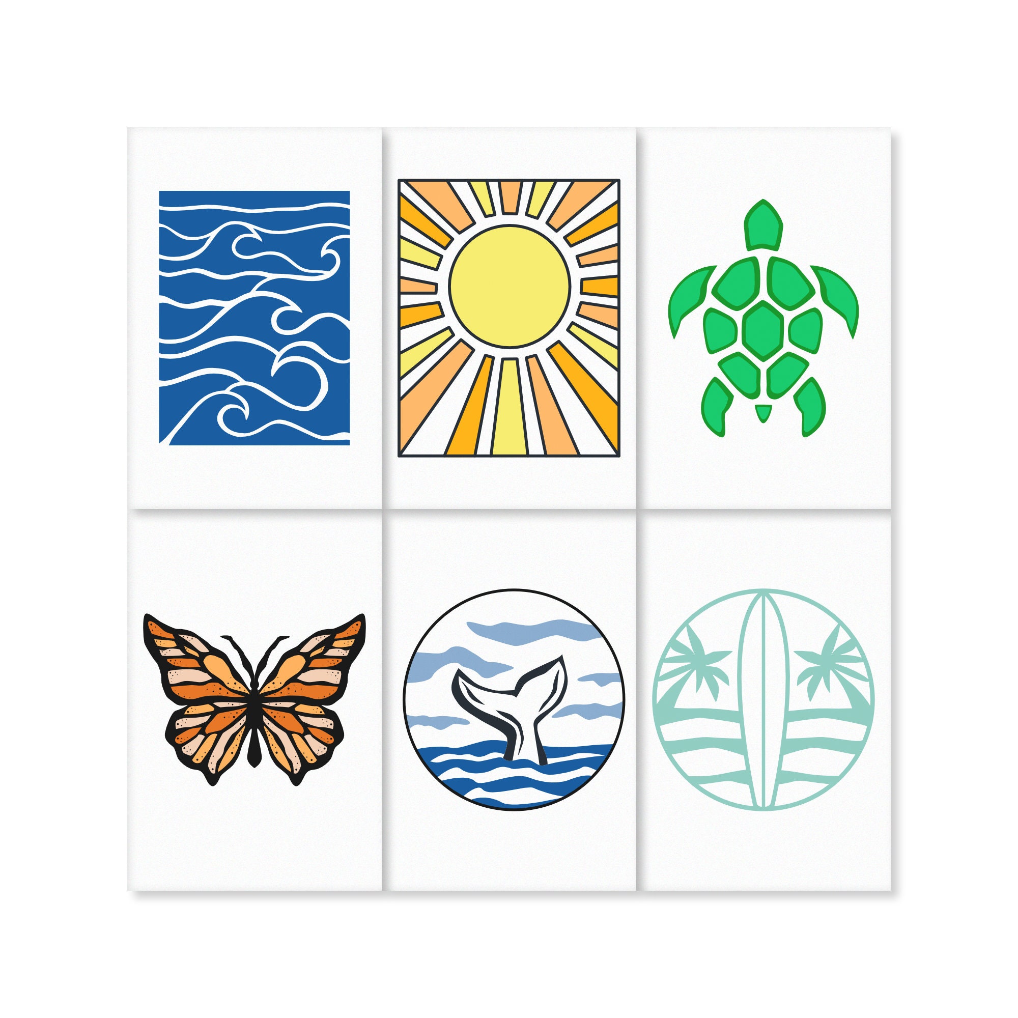 Coastal Collection Notecards, 4" x 6"