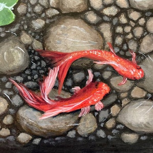 Koi - Original acrylic painting