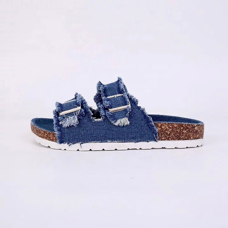 denim jean sandals