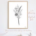 2-4 Birth Month Flower Bouquet | NOTE: 3-5 day turnaround | Customizable | Digital File