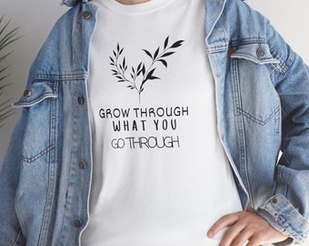 Camicia ispiratrice, T-shirt per la crescita personale, Camicia da donna carina, Camicia Power da donna, Camicia motivazionale, Camicia motivazionale, Maglietta che dice motivazione