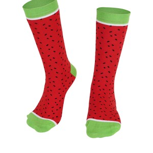 Watermelon Socks / Watermelon Gift / Fruit Socks / Socks Gift / Women Socks