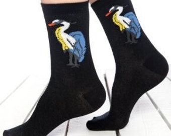 Heron Socks / Women Socks / Animal Socks