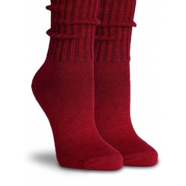 Maroon socks / Women Socks /Funny Socks /  Winter Socks