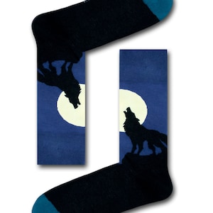 Wild Wolf Socks/Unisex Socks/Socks