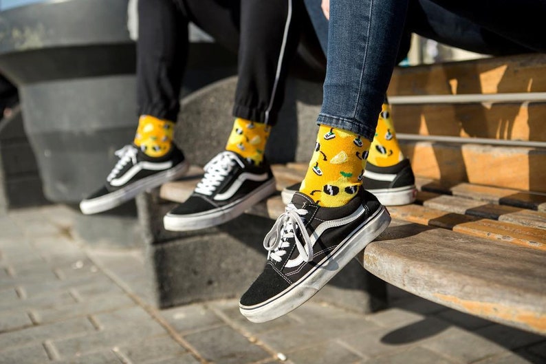 Lemon Socks Fruit Socks Men Gift Women Gift Unisex Socks