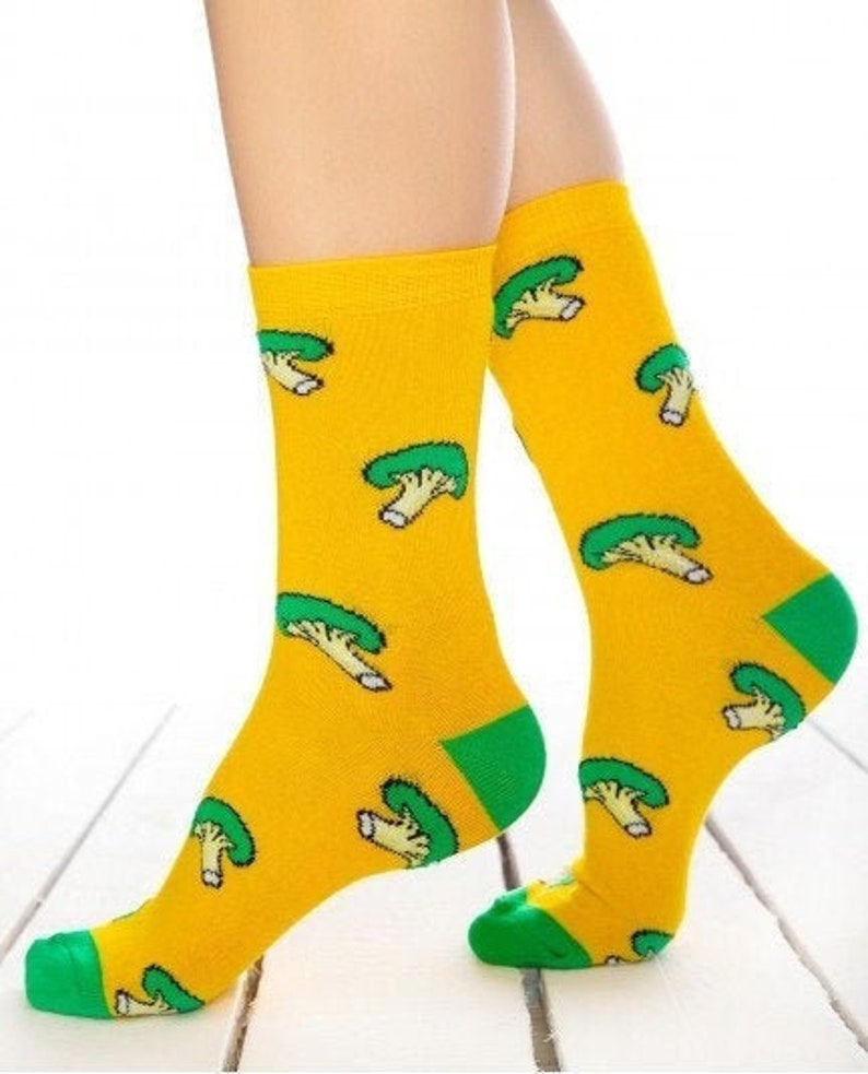 Broccoli Socks / Women Socks / Gift Socks/ Funny Socks Etsy UK