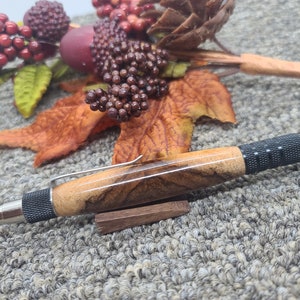 Custom, Handmade, Zebrawood, End Grain, Ballpoint Pen