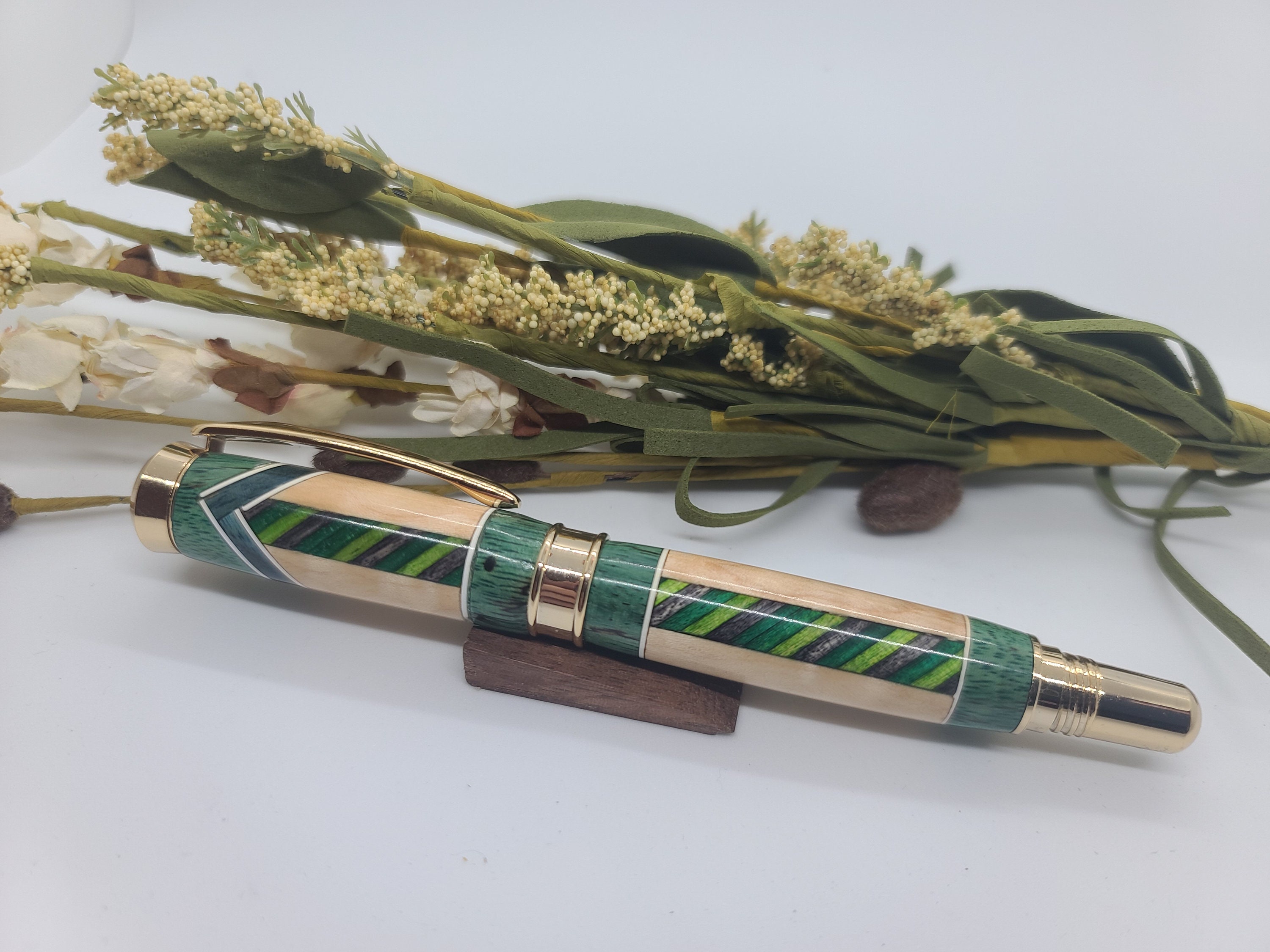 Hand Made Handmade / Hand Crafted Segmented Wooden Pen, Ballpoint,  Rollerball, Or Fountain by WoodenExpressions