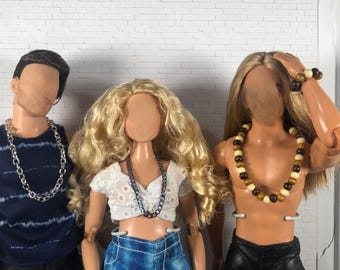 1/6 Scale Fashion Doll Necklaces 11-12" Male & Female Fashion Doll