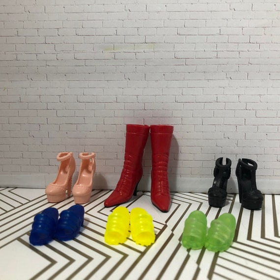1/6 Scale Original & Petite Fashion Doll Shoes for 1 1/2" Fashion Doll Photography Dioramas Dollhouse Decor Craft Supply