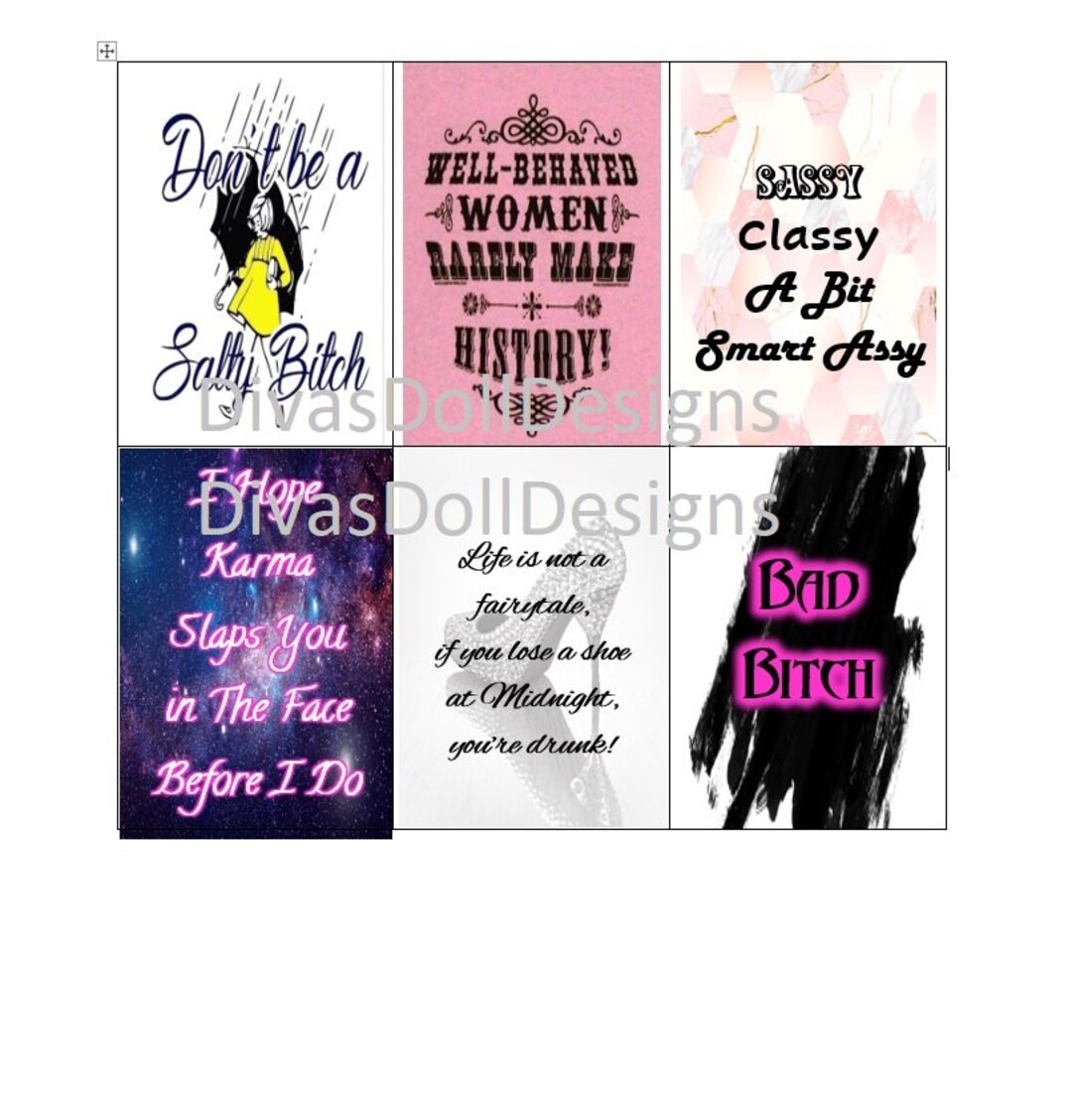 Sassy Printable Dollhouse Artwork Perfect for Framing (contains ...