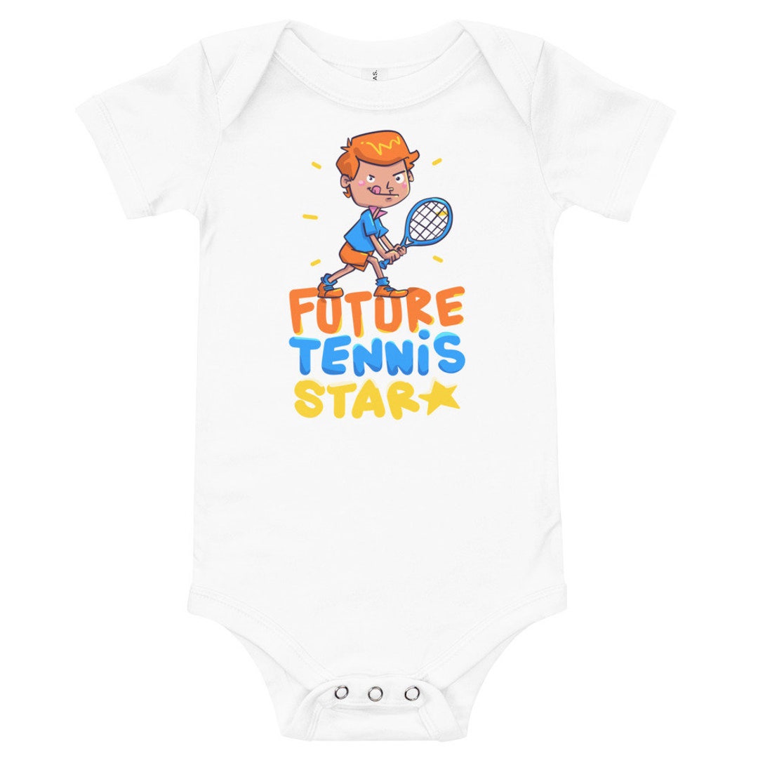 Futur Tshirt Tennis Star Baby pour le bébé de la famille du tennis