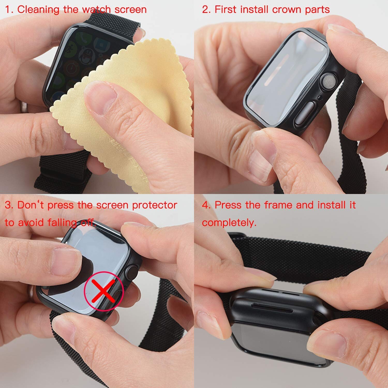 I Watch Face Covers For Women And Men 38mm 40mm 42mm 44mm Etsy