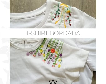 Handmade T-shirt Embroidery in a Hoop - Home Decor and Room