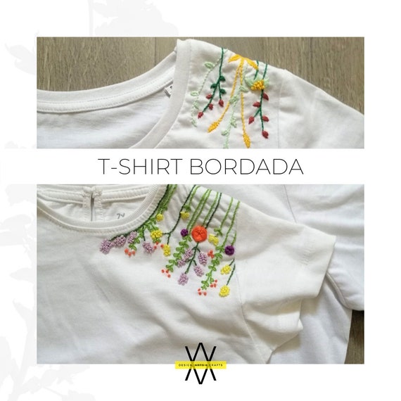 120 Best Embroidered T-shirt ideas